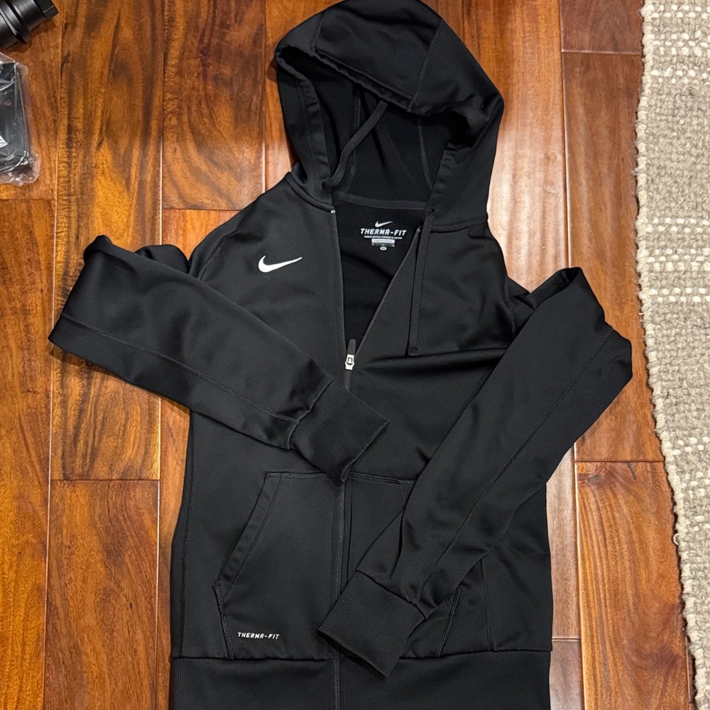 Nike Black Full-Zip Therma-FIT Hoodie